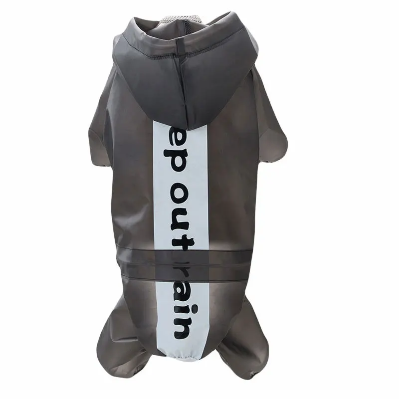 дождивик для собак средних Индивидуальный прозрачный сиамский четырехногий