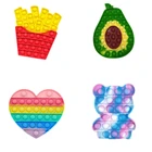 Новинка 2021, игрушки-антистресс для детей, Пузырьковые пузырьки для взрослых, силиконовые сенсорные игрушки-антистресс, Настольная головоломка для декомпрессии, игрушка для декомпрессии