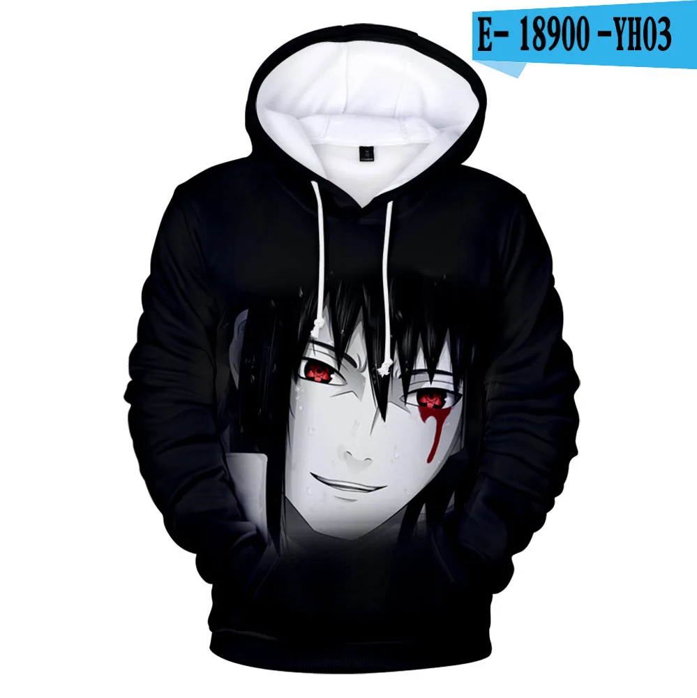 Новые японские толстовки аниме Sasuke/Kakashi Uchiha itachi с 3D принтом забавные мужские/wo