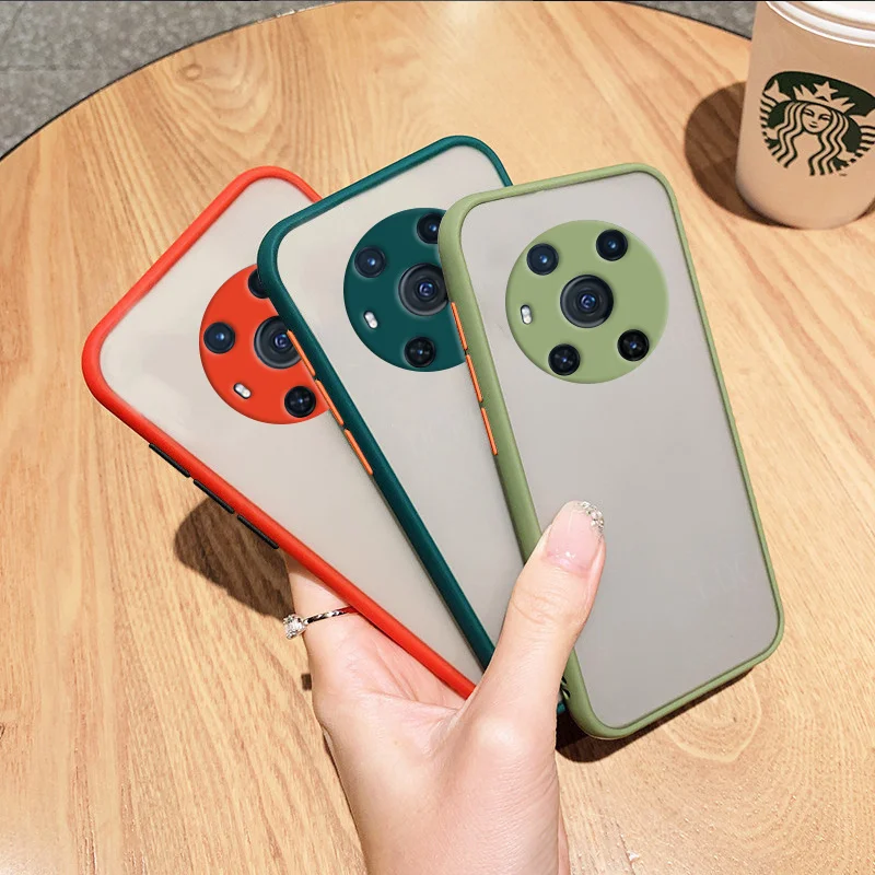 Shockproof Cover For Huawei Honor Magic 3 Case For Honor Magic 3 Capas Armor Back Matte Translucent Case For Honor Magic 3 Case