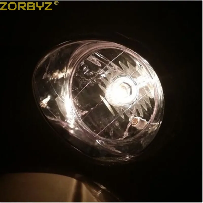 Мотоциклетная хромированная галогенная фара ZORBYZ 6 5 дюйма подходит для Harley Honda