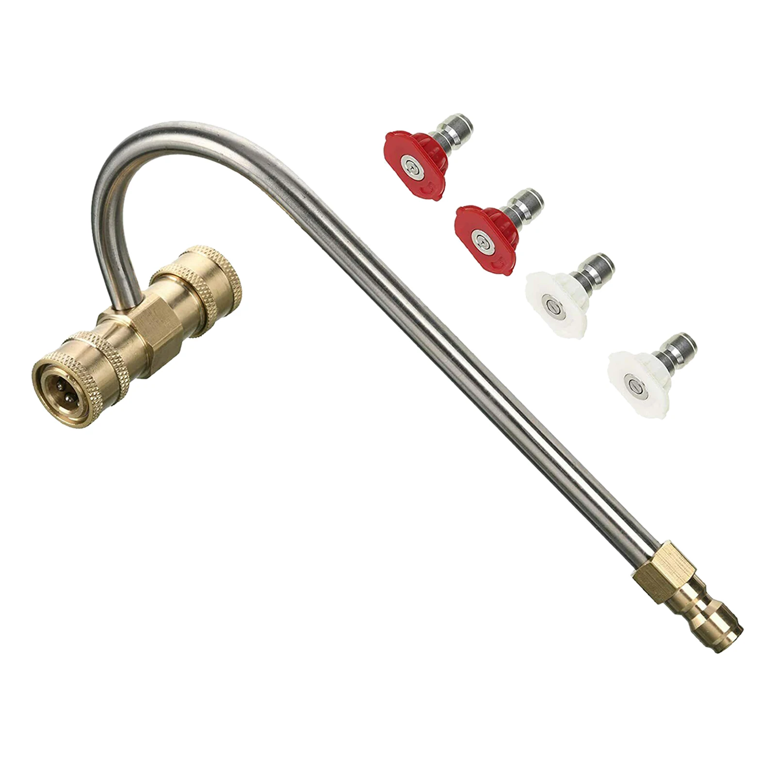 

Pressure Washer Wand Extension Spray Nozzles Gutter Cleaner Attachment