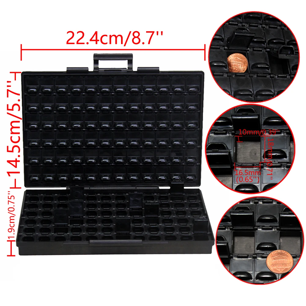 2 шт. Aidetek BOX ALL AS + 24 пустая Клеммная коробка SMD SMT запчасти отсеки крышки бусины