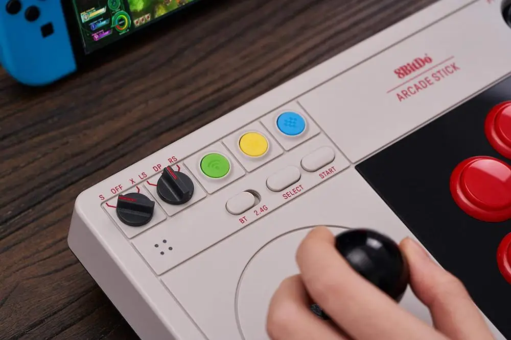 8bitdo аркадная палка с поддержкой проводной беспроводной Bluetooth и 2 4G приемником для