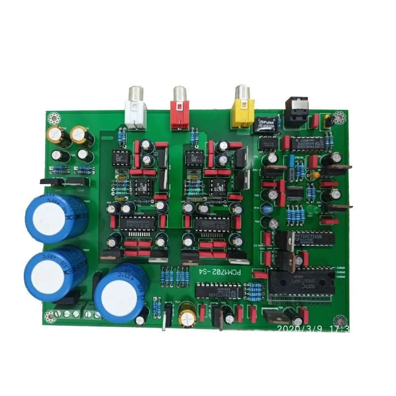 

NEW Semi-parts PCM1702J Decoder Board Optical Fiber Coaxial Input DAC AC 15V 9V Beyond PCM1794 And TDA1541