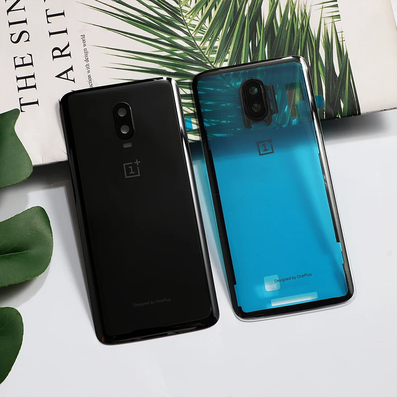 Оригинальный Корпус для Oneplus 6T One Plus стеклянная задняя крышка батарейного отсека