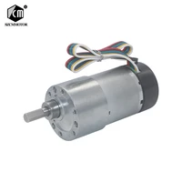 12v 24vdc 7 1600rpm 37mm gearbox high torque eccentric shaft gear motor with hall encoder geared motors with protective cap