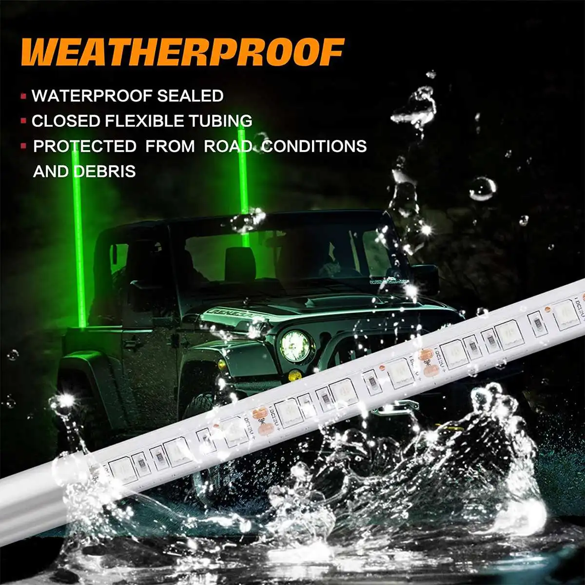 Светодиодсветильник антенна 12 В футов защитный фонарь для стойки с светодиодный