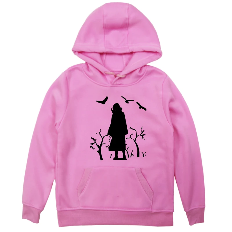 Hoodies 11 Детский свитер для мальчиков и девочек; модные толстовки с капюшоном с принтом Наруто; сезон осень-зима; утолщенные толстовки; Повседневная Блузка; детский топ с длинными рукавами - Цвет: Hoodies 11