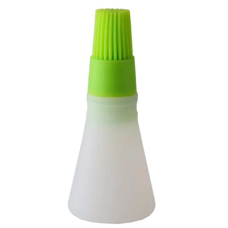 Портативная силиконовая Емкость для выпечки масло с кисточкой кухни инструмент