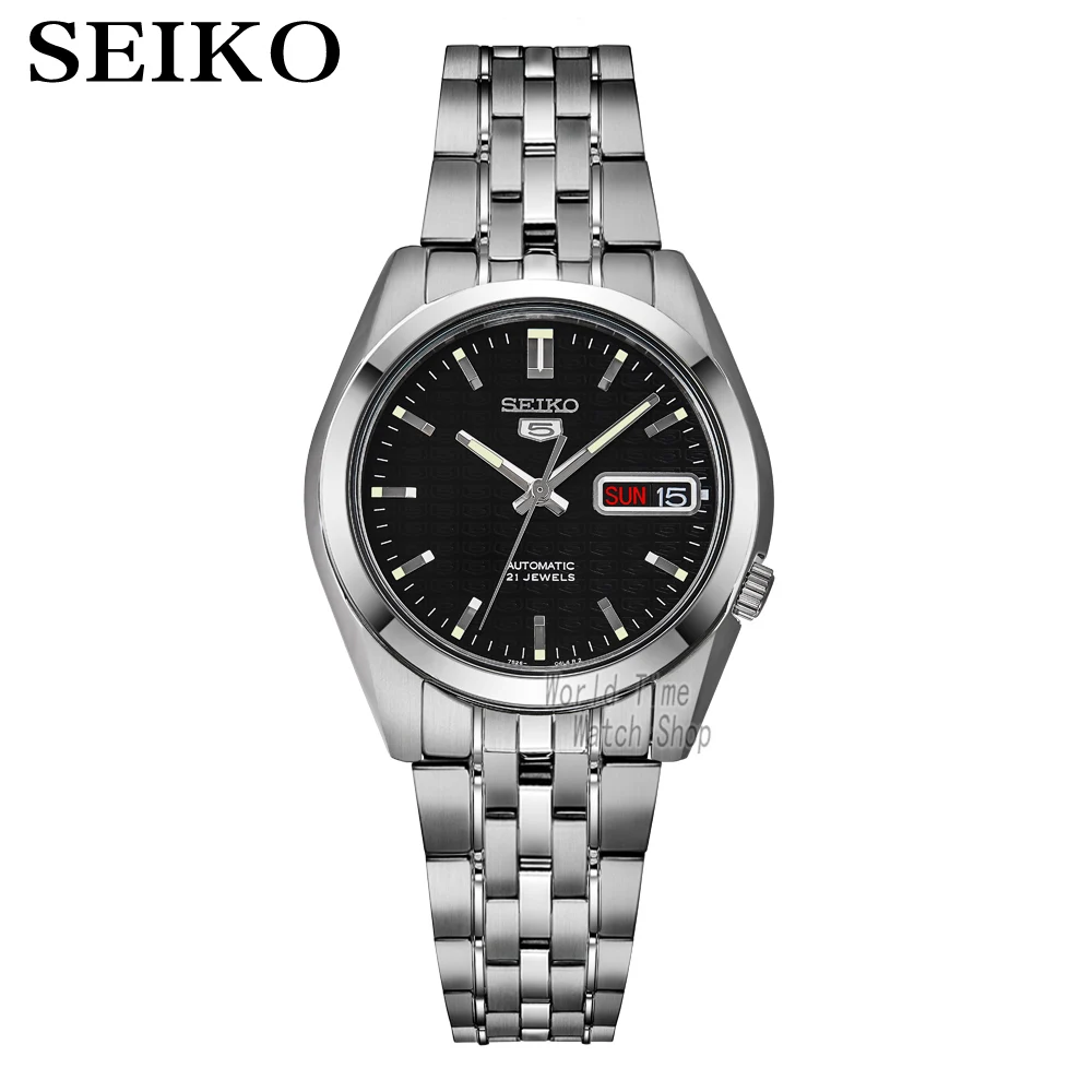 Часы seiko мужские автоматические 5 спортивные брендовые водонепроницаемые SNK361K1