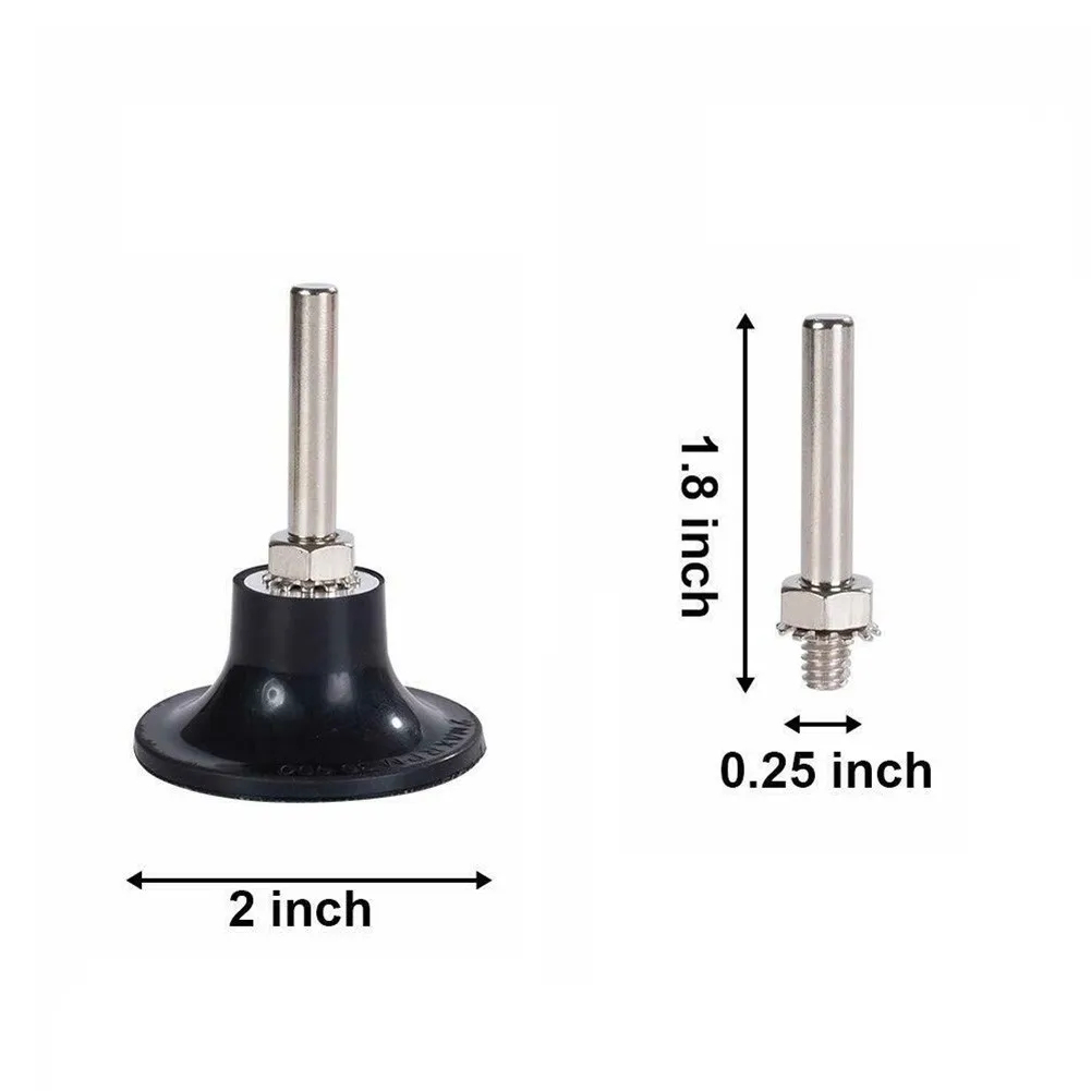 

2\\\\\\\" Roll Lock Shank Mandrel 2pcs Roll Lock Shank Mandrel 30000 RPM Removable Rubber