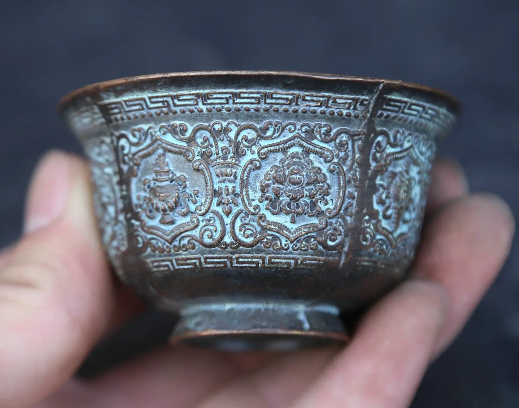 64 мм/2 5 &quotсобирает Китайский Фэншуй Бронзовый Изысканный цветок лотоса рилиево