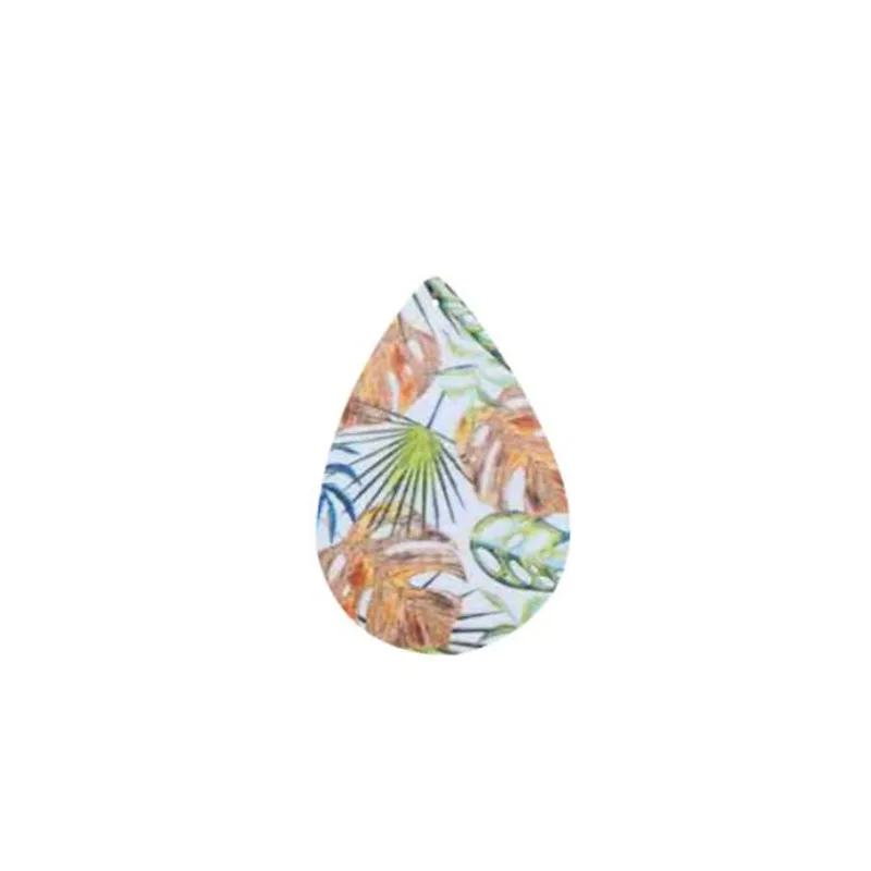 10 шт./лот серьги из искусственной кожи аксессуары каплевидные подвески Ретро