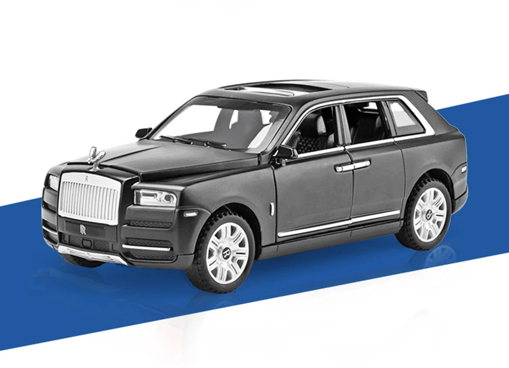 1:32 шкала Rolls Royce сплав литой под давлением металлический автомобиль-модель звуковой светильник Вытяните назад SUV 6 дверей можно открыть автомобиль-коллекция