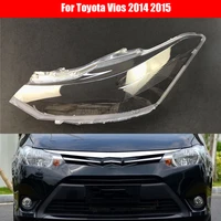 car headlamp lens for toyota vios 2014 2015 car replacement auto shell cover