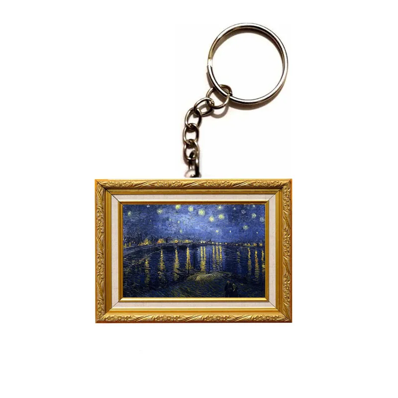 Картина Ван Гога Черная Камера торт акриловый брелок автомобиль мужская сумка