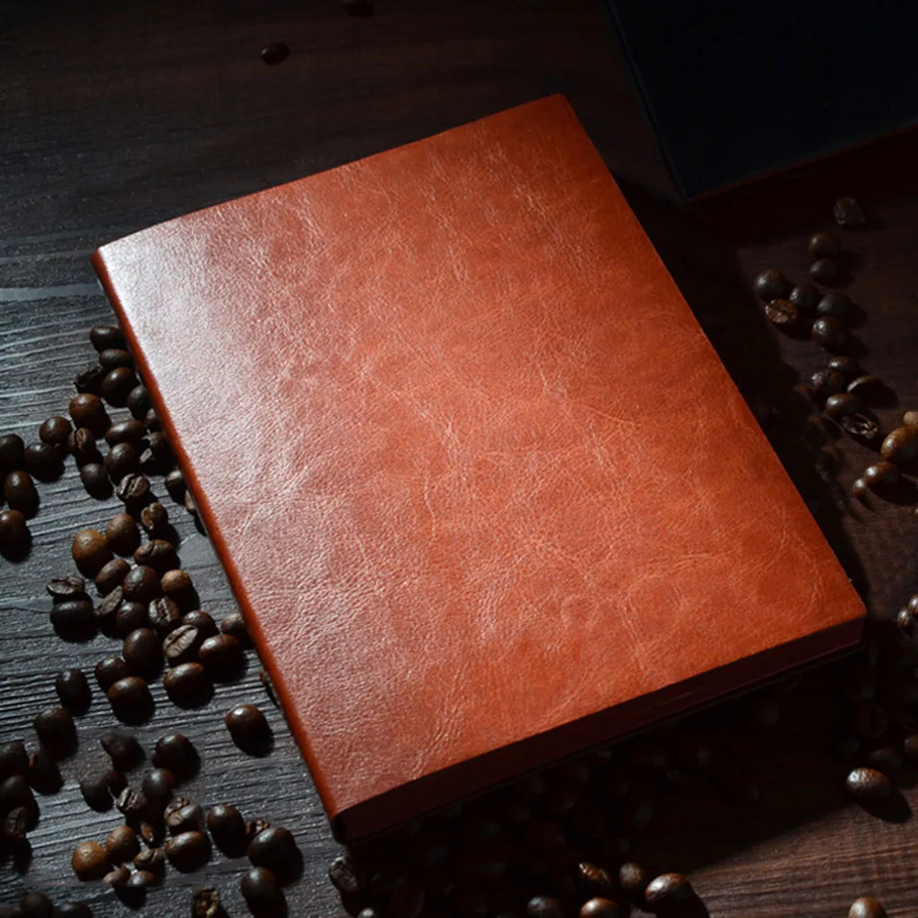 

Office Business Notebook Journal Book Brown/Black A5/B5/A7 For Kids Gifts