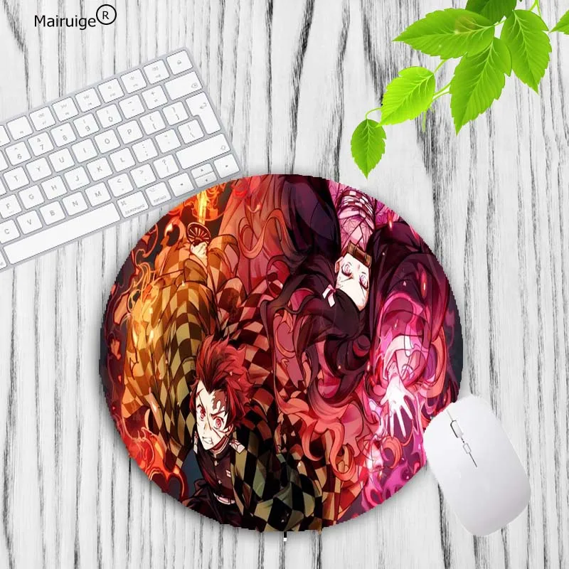 mrgbest anime demon slayer kimetsu large gaming mouse pad mouse mat for laptop computer keyboard pad desk pad for mousepad free global shipping