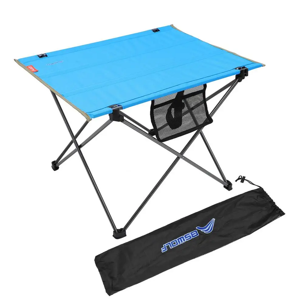 

Camping Foldable Table Outdoor Portable Furniture Computer Bed Tables Picnic Oxford Cloth Light Folding Desk For Outdoor Camping