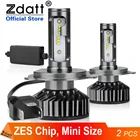 ZDATT H7 Led H11 6000K Светодиодная фара Лампа Canbus H8 H9 H4 H1 Ледяная лампа HB3 HB4 9005 9006 12V 20000 Люмен Автомобиль Противотуманный свет Автолампа Диод