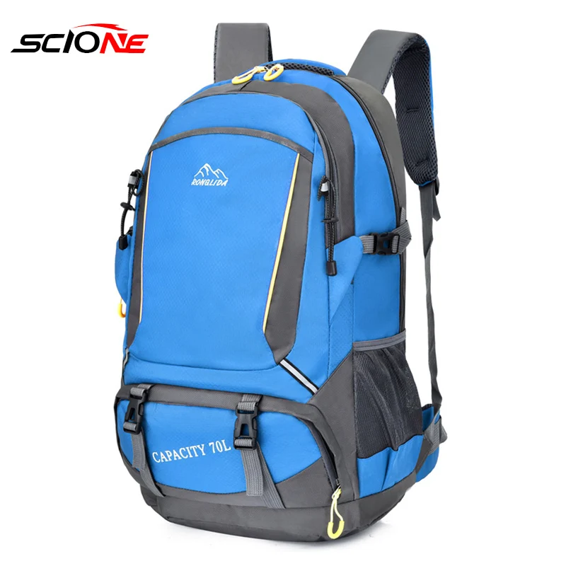 

Водонепроницаемый спортивный рюкзак для активного отдыха, 70 л, дорожный рюкзак для ноутбука, рюкзак для кемпинга, велоспорта, пешего туризм...