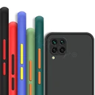 Чехол для Samsung Galaxy A12, простая рамка, матовый армированный матовый чехол для Samsung Galaxy A22, чехол для Galaxy M32, M22, M52, 5G A03S, A02S