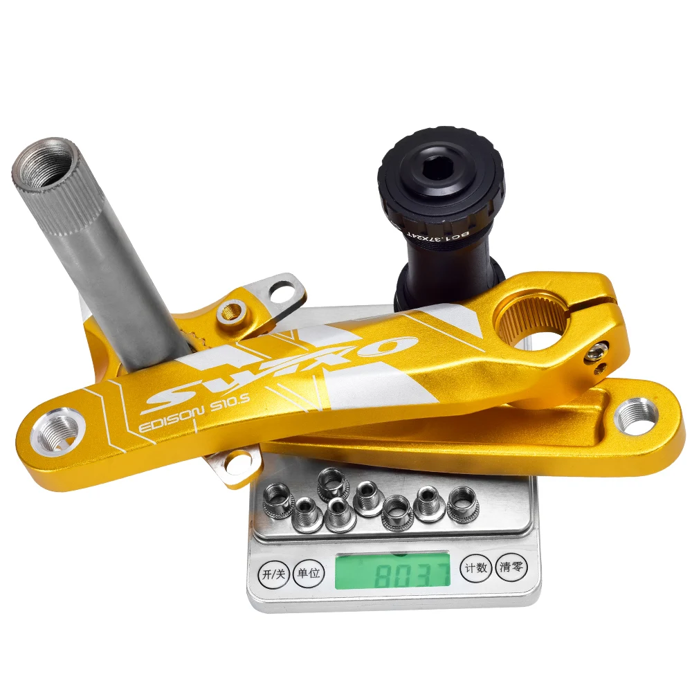 SWTXO Велосипедные шатунные рукава набор 170 мм 104 BCD горный велосипедный каретка с переключателем и звездочкой для Shimano FSA Giant on.