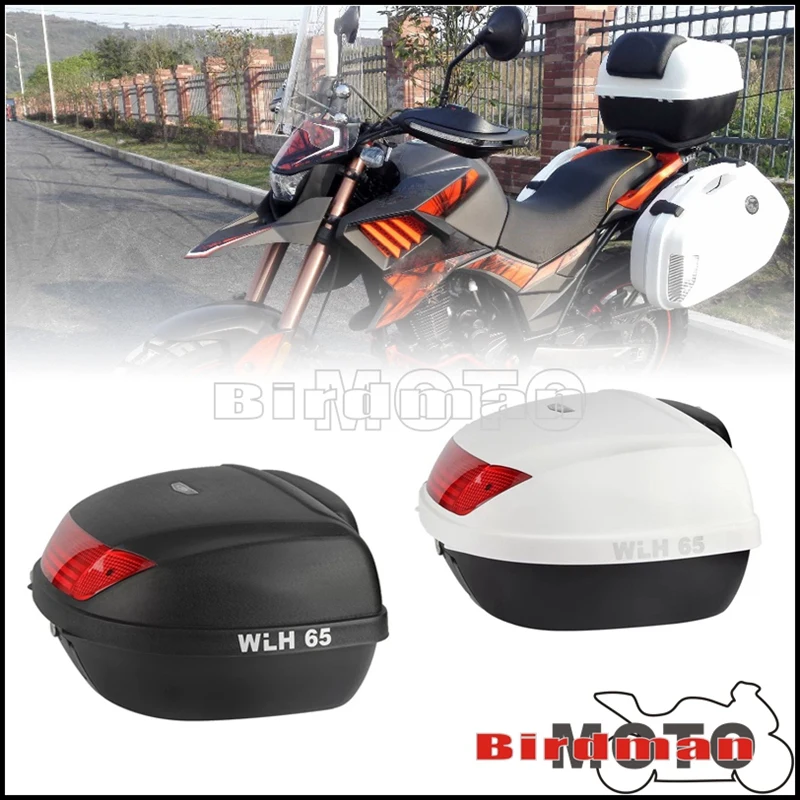 

Суперпорт скутер 52L Top Cases Приключения чемодан багаж задний карго Pannier коробки для Kawasaki Yamaha YZF MT FZ XT250 TW BWS