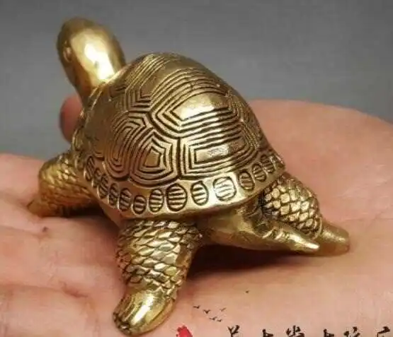 

Pure Copper Feng Shui Bronze Tortoise Furnishing Articles Home Arts And Crafts