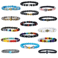 charm men bracelet naturel stone bead tibetan buddha fatima hamsa bracelet chakra stone bracelets men jewelry gift drop shipping