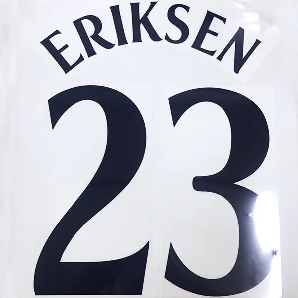 19-20 Кейн сын Эриксен DELE LUCAS Вертонген Льорис подмигивает ALDERWEIRELD пользовательские namesets футбольные значки патч - Цвет: ERIKSEN