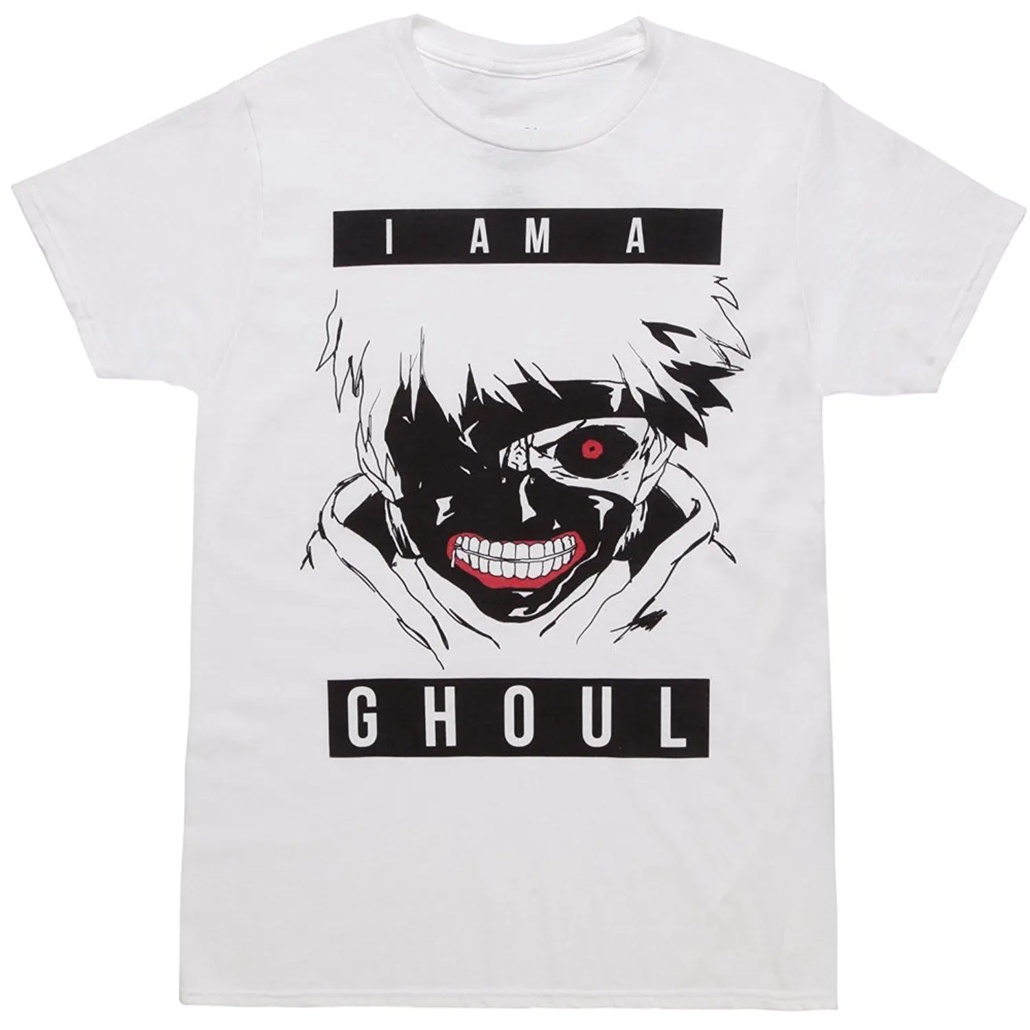 

2020 Hot sale Fashion Tokyo Ghoul: I Am A Ghoul Mens White T-Shirt Tee shirt