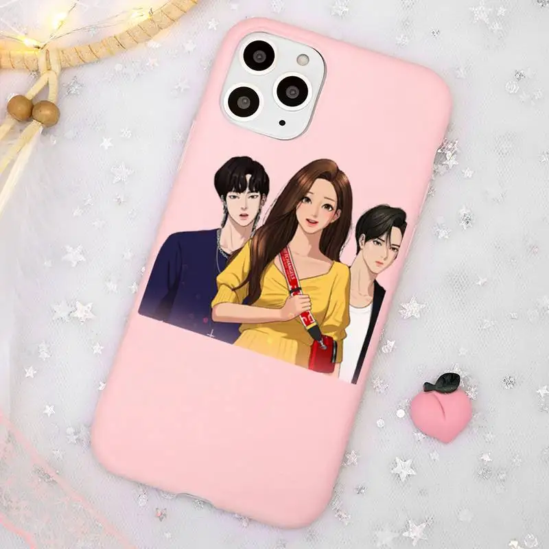

Korean Drama True Beauty Phone Case Candy Color for iPhone 11 12 mini pro XS MAX 8 7 6 6S Plus X SE 2020 XR