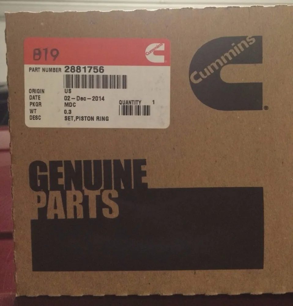 

cummins ISX15 HPCR engine piston ring set 5405718 4376565 2881756