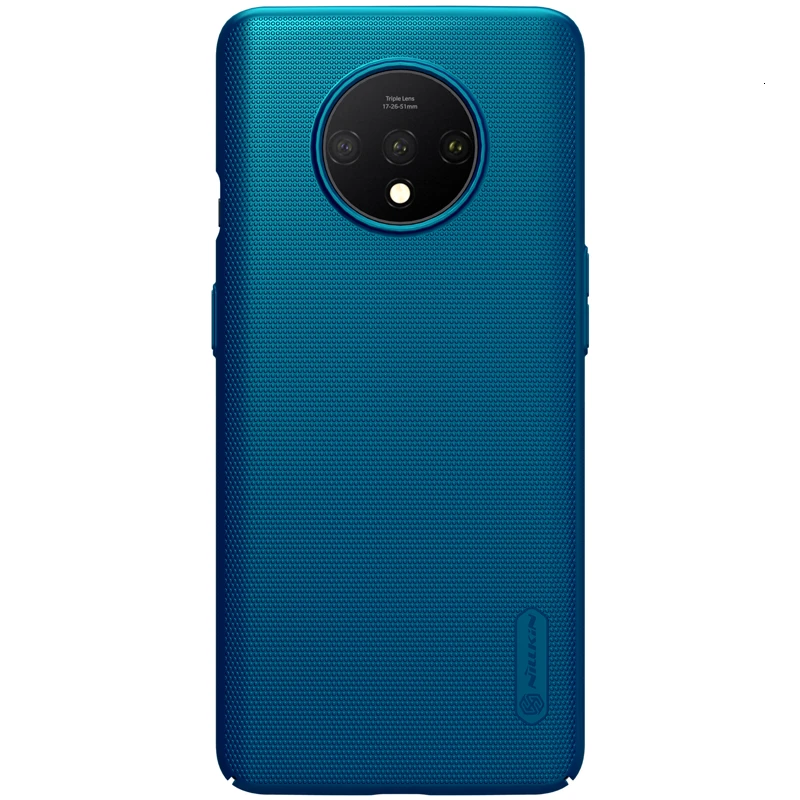 Чехол NILLKIN OnePlus 7T One Plus 7T 1+ 7 T, суперматовый защитный жесткий чехол из поликарбоната, чехол для телефона s - Цвет: KQ Blue