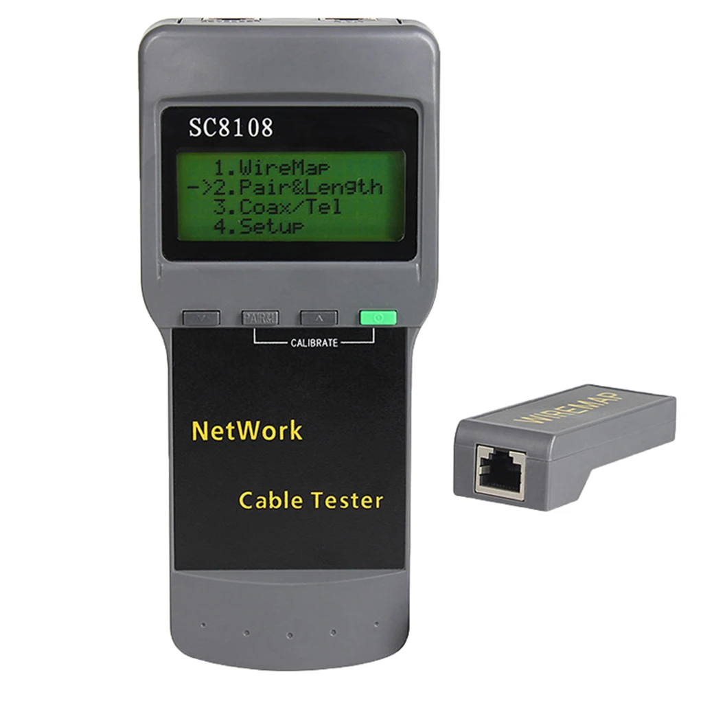 SC8108 LCD сетевой тестер CAT5 RJ45 портативный многофункциональный беспроводной LAN