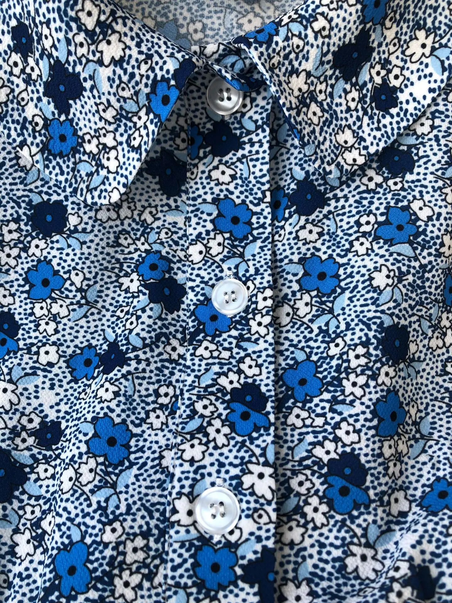 Женское винтажное платье миди с отложным воротником Летнее Длинное цветочным