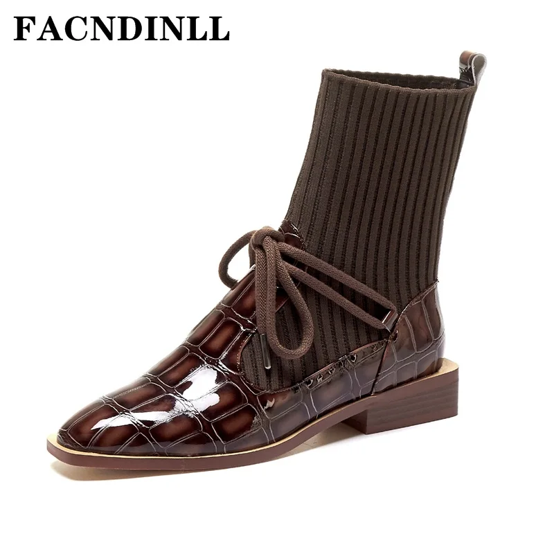 

Women Shoes New Brand Autumn Shoes Woman Ankle Boots High Quality Real Leather Black Brown Casual Shoes Woman Chelsea Boots 39