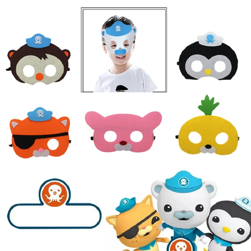 6 шт./компл. Октонавты мультфильм на день рождения вечерние символов ракушки Kwazii