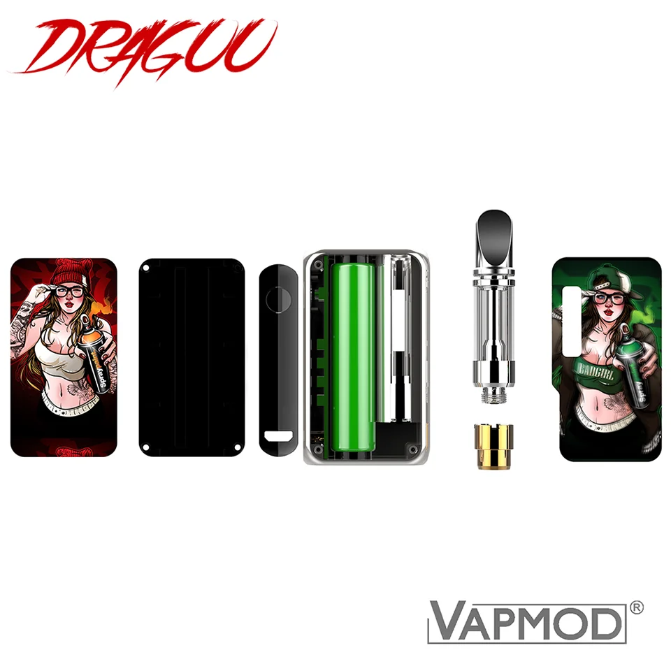 Электронная сигарета Veeape Vapmod Dragoo 3D Express Kit 650 мАч Светодиодный индикатор для 510