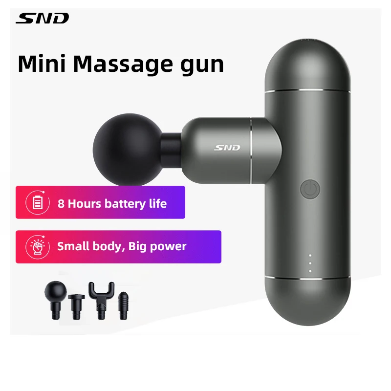 Schneider SND Pocket Mini Massage Gun Muscle Relaxation Massager Neck Fitness Body Shaping Portable Mini Electric Fascia Gun