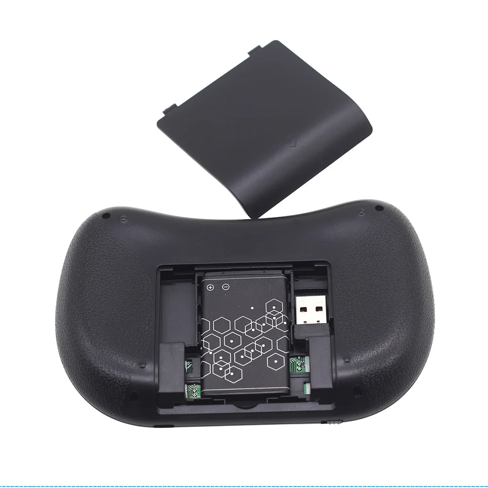 I8 Мини Беспроводная клавиатура Русский Французский Испанский Air mouse с подсветкой с тачпадом для Android tv Box Мини ПК иврит арабский 2,4 ГГц
