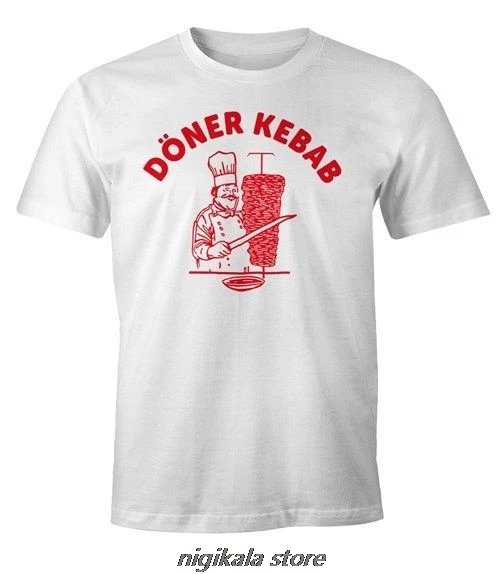 Новинка лидер продаж Летняя короткая футболка Doner Kebab Donerspie Веселая