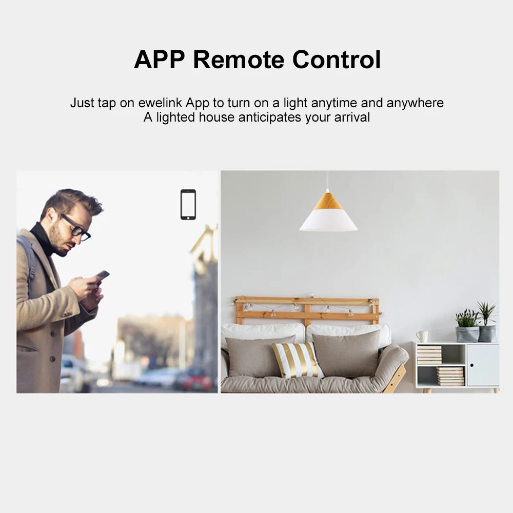 SONOFF 1/2/3 банды умный WiFi настенный светильник переключатель стандарт