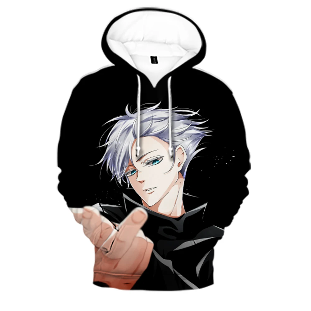 

2021 Popular Jujutsu Kaisen Hoodies Hipster Anime Hoodie 3D Sweatshirt Cute Men's Clothes Men/Women Oversized Clothes