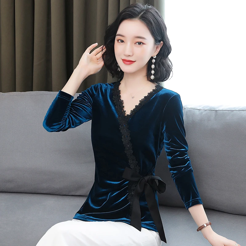 

AUutumn winter women tops pastel camisa feminina elegant Pullovers blouses for women fashion noveltie clothing for women
