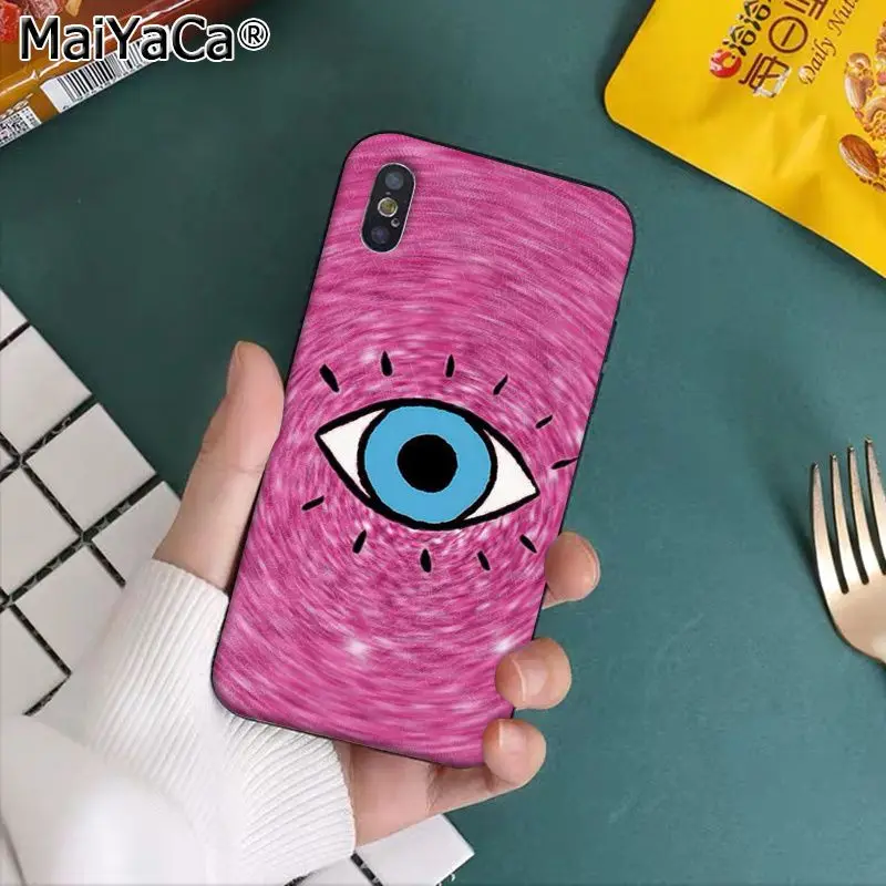 MaiYaCa большие ресницы Coque Shell чехол для телефона Apple iphone 11 pro 8 7 66S Plus X XS MAX 5s SE XR чехлы