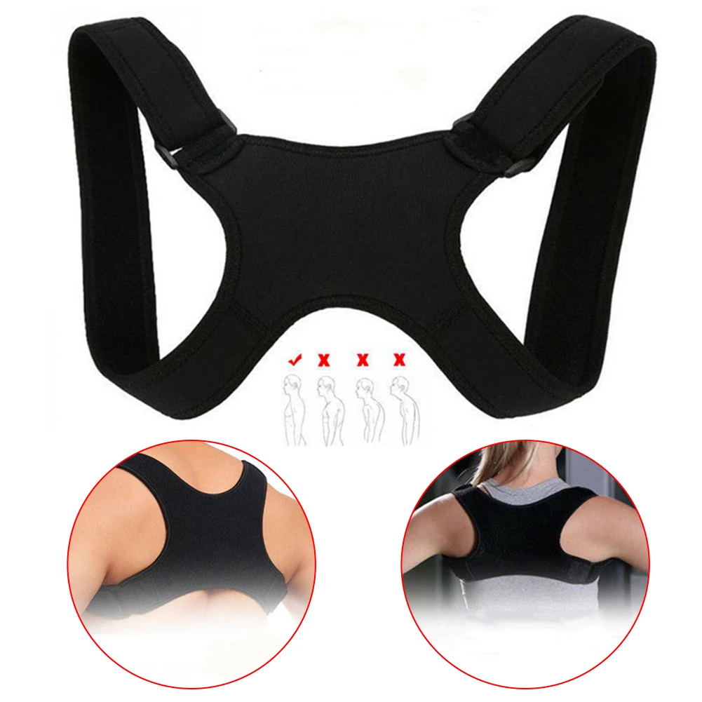 

Women Men Medical Adjustable Clavicle Posture Corrector Body Brace Bad Back Lumbar Shoulder Support Belt Posture Correction