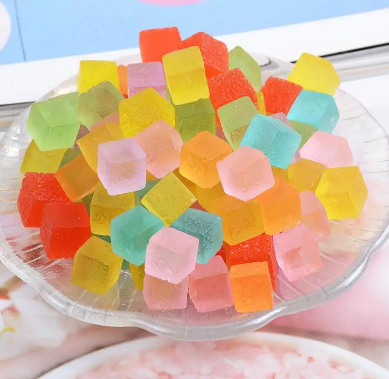 10 шт./лот милые кавайные конфеты из смолы кабошоны с плоским основанием для